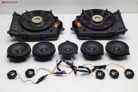 65132622472 Bmw 19-22 M8 F91 850 840 Dashboard Door Subwoofer Speaker Twit Full Set 12pcs