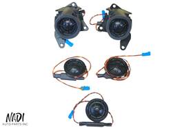 65136809632 Bmw 2019 - 2021 G02 X4 Front And Rear Harmon Kardon Tweeter Speaker Set Of 5 Oem