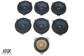 65136813104 Bmw 2019 - 2021 G02 X4 Front And Rear Harmon Kardon Midrange Speaker Set Of 7 Oem