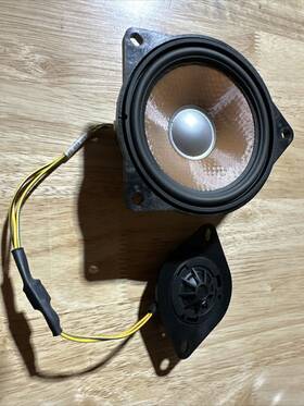 65137838904 Bmw E90 Individual Midrange Rear Shelf Speaker With Tweeter 7 838 904