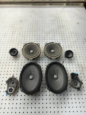 91927373 Bmw 99-06 E46 Coupe / Convertible Harman Kardon Speaker Set Oem Used Tested