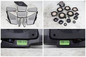 9286664 Bmw 12-15 650 F13 Coupe Front Rear Speakers / Covers Subwoofers Bang And Olufsen