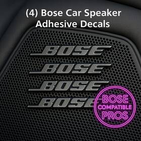 Bose901eq Bose 4x Speaker Emblem Badges Silver Aluminium Adhesive Stickers Car Audio Logo Bose901eq Bose 4x Speaker Emblem Badges Silver Aluminium Adhesive Stickers Car Audio Logo