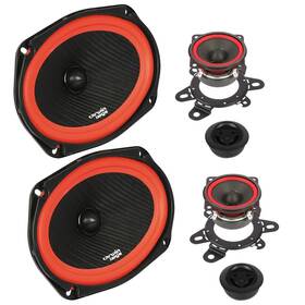 V6925c Cerwin Vega Mobile Cerwin-vega 3-way Component Speakers 6x9 Inch Woofer 1 Tweeter 2.5 Mid
