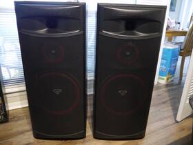 Xls-15 Cerwin-vega Pair Of 2 15 Inch 3-way Home Audio Floor Tower Speacker