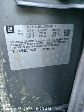644.gm1a16 Chevrolet Speaker Oem 2016 Volt 1yr Wrnty