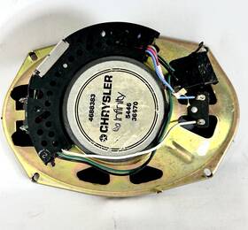 4688383 Chrysler / Infinity 6 Inch X9 Amplified 4-wire Speaker - Used Ec