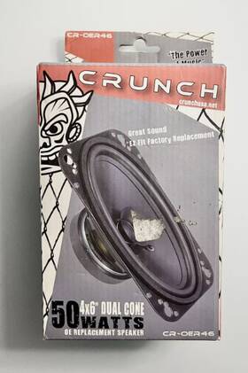 Speakercr-oer46 Crunch Cr-oer46 50 Watts 4x6 Inch Dual Cone Oe Replacement