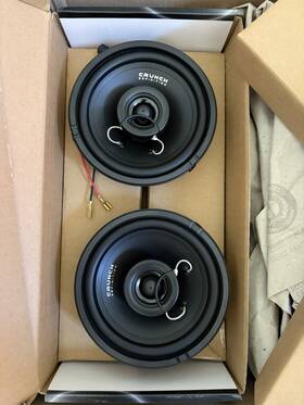 Dsx-120 Crunch Dsx120 12cm 2-way Speaker Boxes Dashboard W124 S124 A124 C124