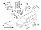 Da8z18808f Ford Brand New Genuine Oem Speaker Woofer Assembly Flex