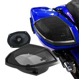 Msms694lk24 Diamond Audio Cut-in Lid Kit With Ms69cx 6x9 Speakers 4 For 2024 Harley-davidson