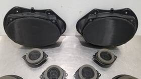 644.ch2s22 Dodge 22 Challenger Hellcat Harman Kardon Door Speaker Set Pair