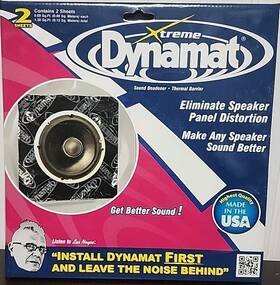 Dyn10415 Dynamat Xtreme Speaker Sound Deadening Pack Door Proofing - 2 Sheets