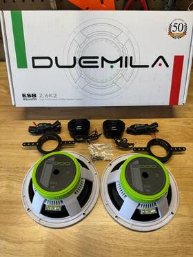2.6k2 Esb Audio Duemila 2-way High Preformance Speaker System 6.5 Inch 28mm Tweeter