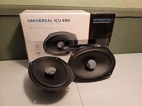 Icu690 Focal Universal 2-way Coaxial Oval 6x9 Speaker Set 160 Watt -1 Pair