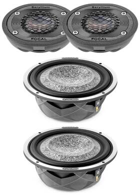 Tbm-6wm Focal Utopia M Series Tbm Beryllium Tweeters 6 Wm 6.5 Inch Component Woofers 2-way