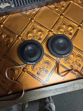 Twve1010 Focal Tnf Flax-series Tweeters 15wrms 8 91db Made In France A Pair 2 Pcs