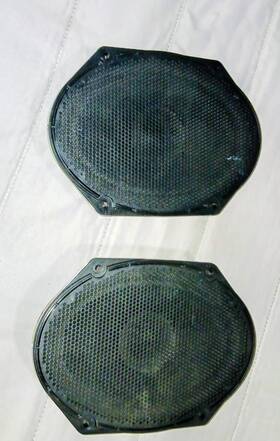 07m0326a Ford Oem Front/rear Door Speakers 6x8 Oval
