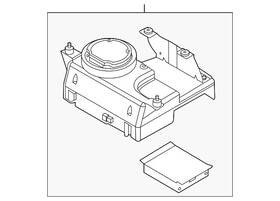7w7z-18808-b Ford Genuine Front Dr Speaker
