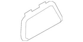 8a5z-18979-ba Ford Genuine Speaker Grille