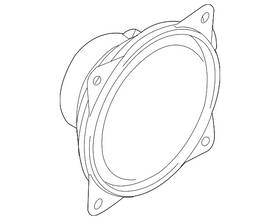 9t1z-18808-b Ford Genuine Front Dr Speaker