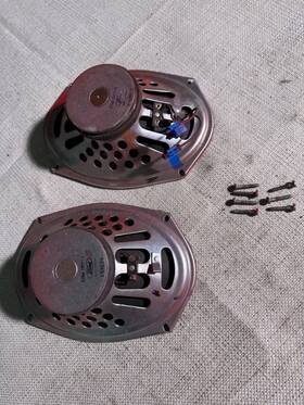 C7aa-18971-c Ford 1967 Oem Dash Speakers Pair Mustang Galaxie Torino Fomoco