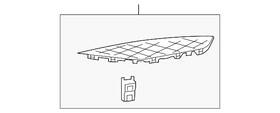Cv6z-18978-bb Ford Genuine Speaker Grille