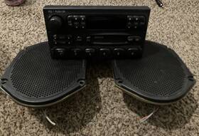 F57f-19b132-af Ford Working Condition 1996 Ranger Xlt Stock Radio And Front Speakers