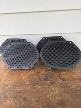 F57f-19t71-ba Ford Premium Speaker Set Of 4 A81za Oval Shape Audio Parts Q3