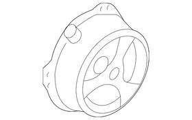 Gb5z18808ha Ford Genuine Rear Dr Speaker