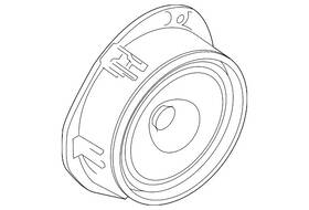 Kb3z-18808-a Ford Genuine Rear Dr Speaker