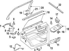 Lc5z-18979-ca Ford Genuine Grille Speaker