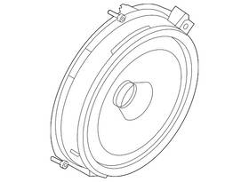 Lj8z-18808-a Ford Genuine Front Dr Speaker