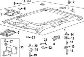 Ml3z-18978-ae Ford Genuine Speaker Grille