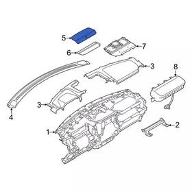 Ml3z-18978-bb Ford Genuine Speaker Grille