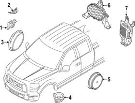 Mu5z-18808-b Ford Genuine Speaker Mu5z-18808-b Ford Genuine Speaker