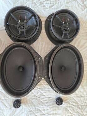 N1wt-18808-mb Ford 24 - 25 Ranger Bang And Olufsen Pillar Tweeters Front Rear Speakers