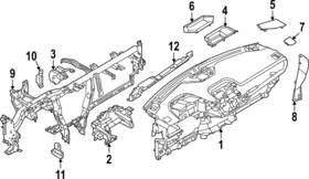 Nz6z-18978-ab Ford Genuine Speaker Grille Nz6z18978ab
