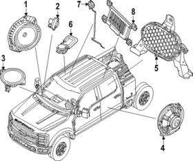 Pc3z-18808-e Ford Genuine Speaker