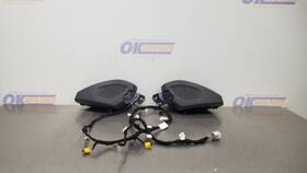 M2dt15a404bd Ford Truck 24 Bronco Overhead Radio Audio Speaker Set Pair