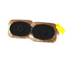 16138762 General Motors 1982-1992 Camaro Firebird Rear Back Seat Speakers With Frame 6x9 Inch Used Oem Gm