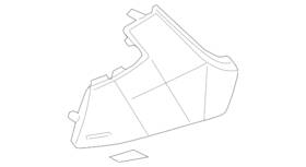 10348327 Gm Genuine Cobalt Red Front Driver Side Door Lower Speaker Grille