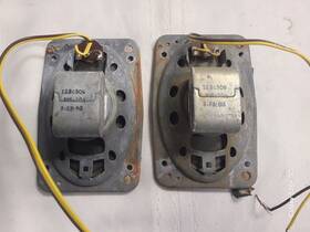 1234309 Gm 1970-1977 Corvette Original Speakers Pair 10 Ohm Not Tested