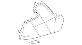 15239365 Gm Genuine Grille-rdo Front S/d Lower Spkr Left Ttnum