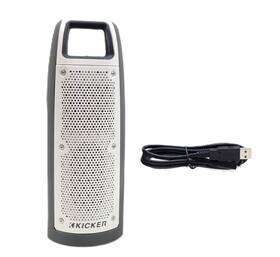 19368952 Gm New Bullfrog By Kicker Bf100 Bluetooth Waterproof Speaker White/gray