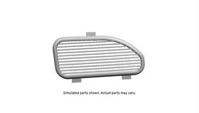 25739955 Gm Genuine Medium Dark Pewter Ii Rear Driver Side Speaker Grille