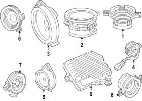 26351490 Gm Genuine Windshield Pillar Speaker