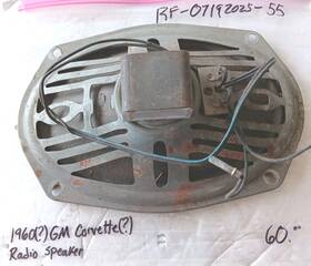 268952 Gm Original 1960 Corvette Radio Speaker - #2 8952