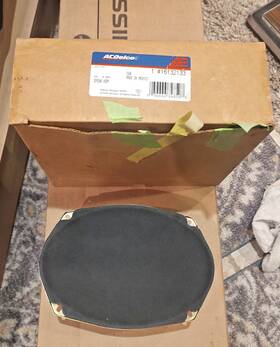 6132133 Gm Nos Delco Chevrolet Buick Pontiac Oldsmobile Rear Speaker 6x9