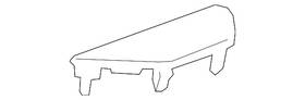 84159189 Gm Genuine Black Radio Front Center Speaker Grille